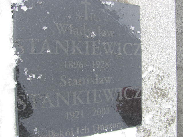 Stanisław Stankiewicz 1921 Mińsk Mazowiecki - Grobonet - Wyszukiwarka osób pochowanych