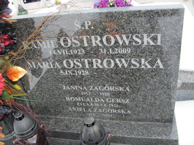 Aniela Zagórska 1873 Mińsk Mazowiecki - Grobonet - Wyszukiwarka osób pochowanych