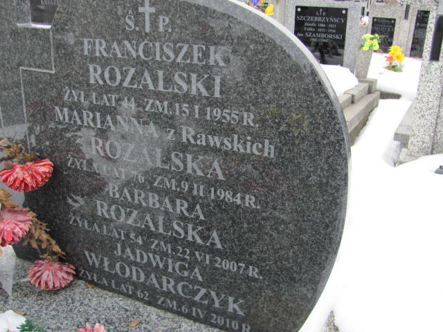 Jadwiga Włodarczyk 1948 Mińsk Mazowiecki - Grobonet - Wyszukiwarka osób pochowanych