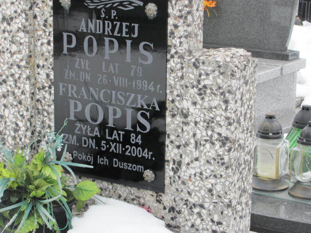 Andrzej Popis Mińsk Mazowiecki - Grobonet - Wyszukiwarka osób pochowanych
