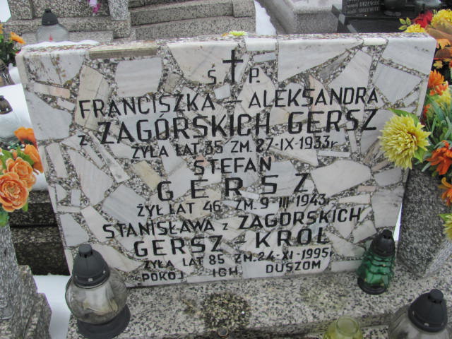 Stefan Gersz Mińsk Mazowiecki - Grobonet - Wyszukiwarka osób pochowanych