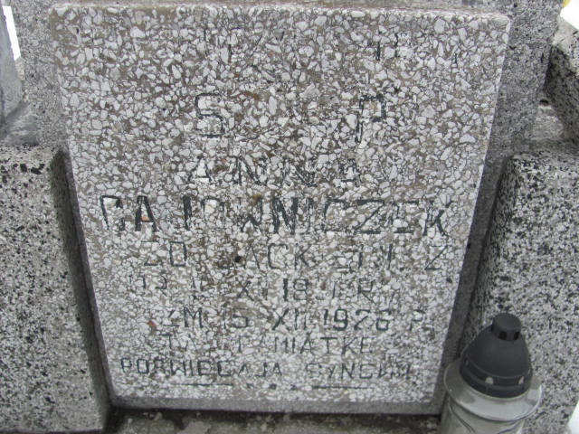 Anna Gajowniczek? Mińsk Mazowiecki - Grobonet - Wyszukiwarka osób pochowanych