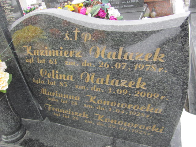 Marianna Konowrocka Mińsk Mazowiecki - Grobonet - Wyszukiwarka osób pochowanych