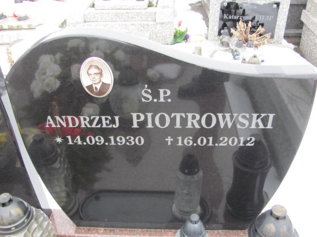 Andrzej Piotrowski 1930 Mińsk Mazowiecki - Grobonet - Wyszukiwarka osób pochowanych