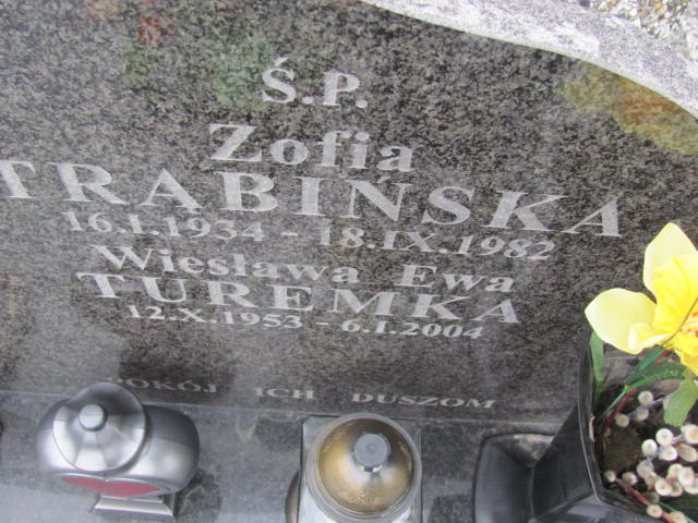Zofia Trąbińska 1934 Mińsk Mazowiecki - Grobonet - Wyszukiwarka osób pochowanych