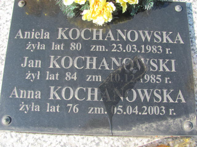 Anna Kochanowska Mińsk Mazowiecki - Grobonet - Wyszukiwarka osób pochowanych