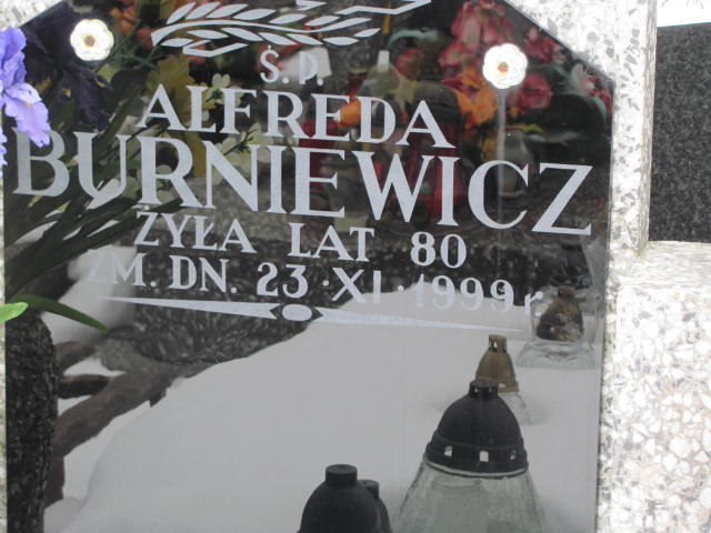 Alfreda Burniewicz 1919 Mińsk Mazowiecki - Grobonet - Wyszukiwarka osób pochowanych