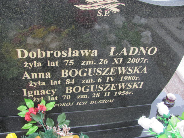 Anna Boguszewska 1892 Mińsk Mazowiecki - Grobonet - Wyszukiwarka osób pochowanych