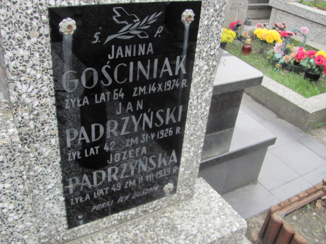 Janina Gościniak 1910 Mińsk Mazowiecki parafialny - Grobonet - Wyszukiwarka osób pochowanych