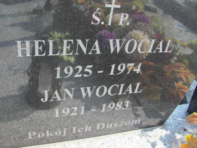 Jan Wocial 1921 Mińsk Mazowiecki - Grobonet - Wyszukiwarka osób pochowanych