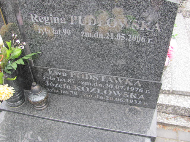 Regina Pudłowska 1916 Mińsk Mazowiecki - Grobonet - Wyszukiwarka osób pochowanych