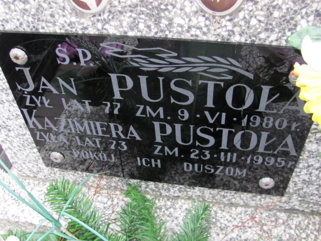 Grób Jan Pustoła