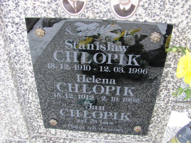 Helena Chłopik 1912 Mińsk Mazowiecki - Grobonet - Wyszukiwarka osób pochowanych