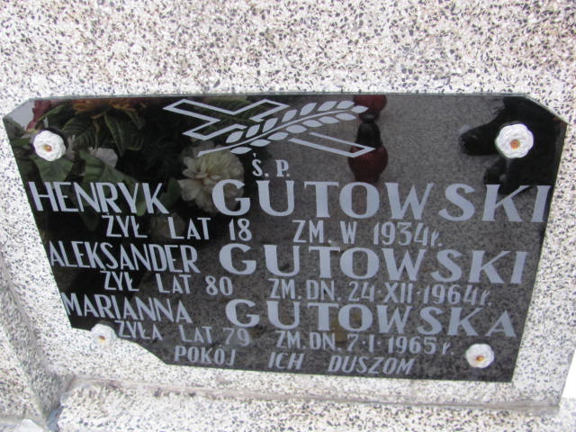 Bogusława Gutowska 1932 Mińsk Mazowiecki - Grobonet - Wyszukiwarka osób pochowanych