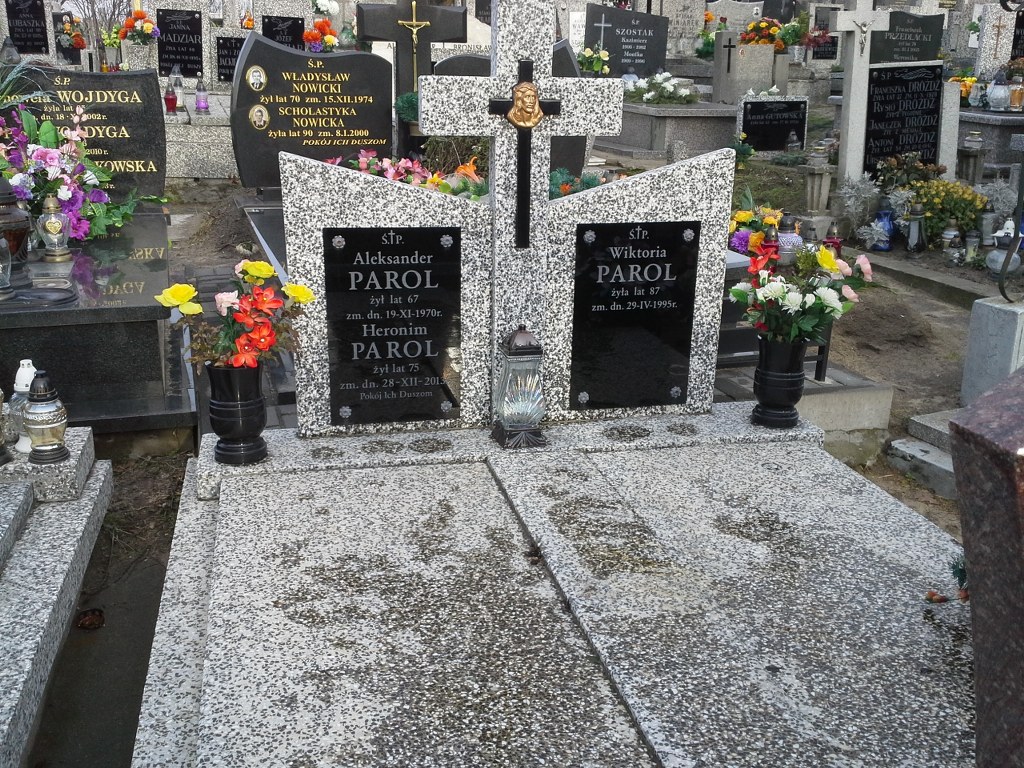 Grób Wiktoria Parol