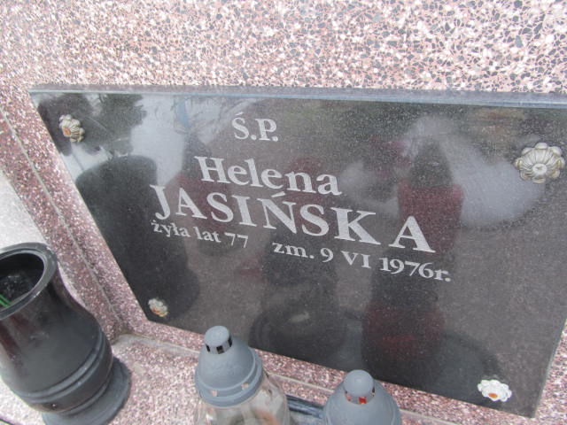 Grób Helena Jasińska