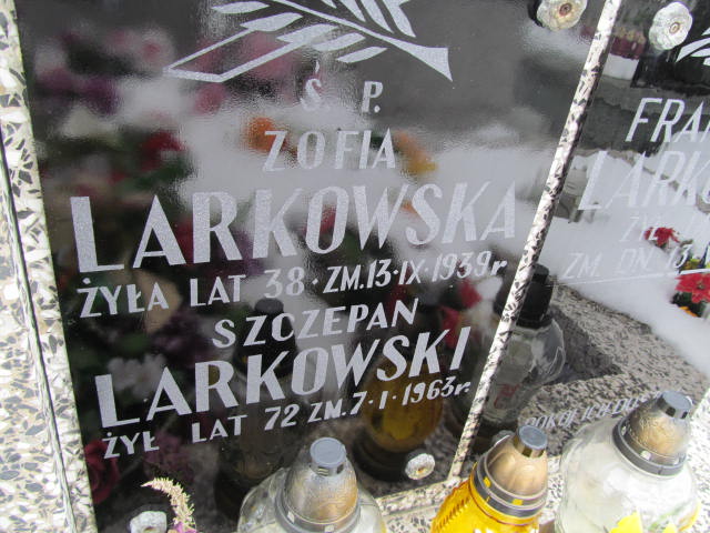 Szczepan Larkowski 1891 Mińsk Mazowiecki - Grobonet - Wyszukiwarka osób pochowanych