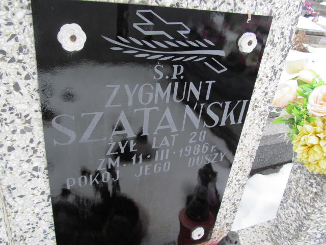 Dariusz Szatański 1968 Mińsk Mazowiecki - Grobonet - Wyszukiwarka osób pochowanych