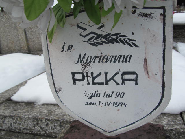 Marianna Piłka Mińsk Mazowiecki - Grobonet - Wyszukiwarka osób pochowanych
