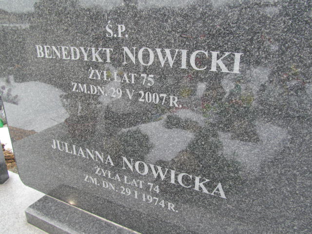Julianna Nowicka 1899 Mińsk Mazowiecki - Grobonet - Wyszukiwarka osób pochowanych