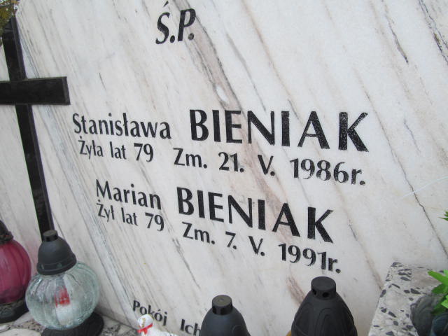 Stanisława Bieniak Mińsk Mazowiecki - Grobonet - Wyszukiwarka osób pochowanych