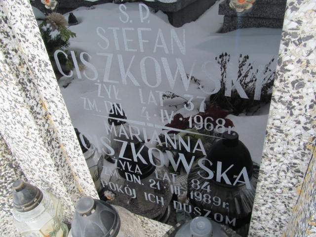 Marianna Ciszkowska 1905 Mińsk Mazowiecki - Grobonet - Wyszukiwarka osób pochowanych