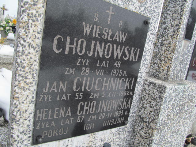 Jan Ciuchnicki 1927 Mińsk Mazowiecki parafialny - Grobonet - Wyszukiwarka osób pochowanych