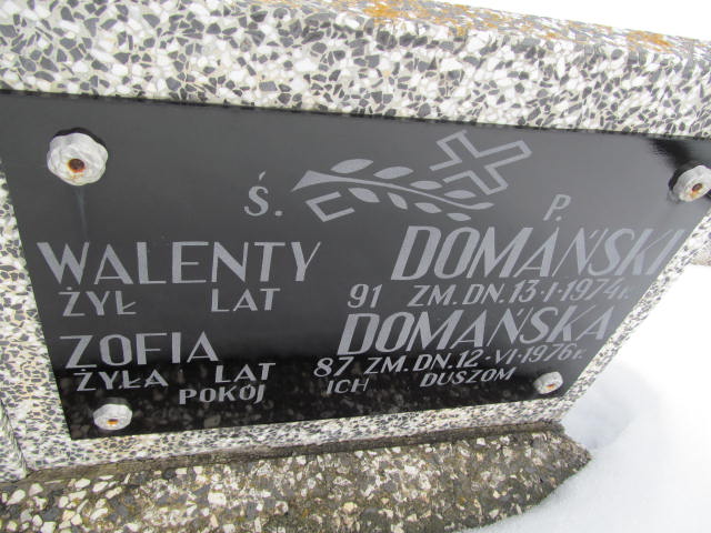 Zofia Domańska 1889 Mińsk Mazowiecki - Grobonet - Wyszukiwarka osób pochowanych