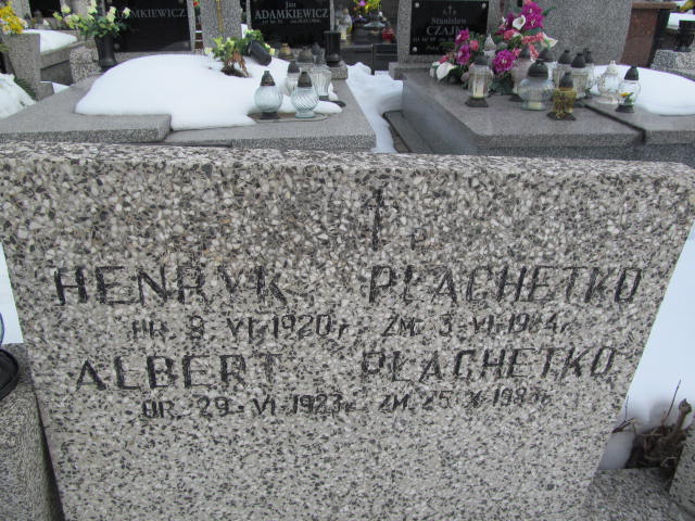 Grób Henryk Płachetko