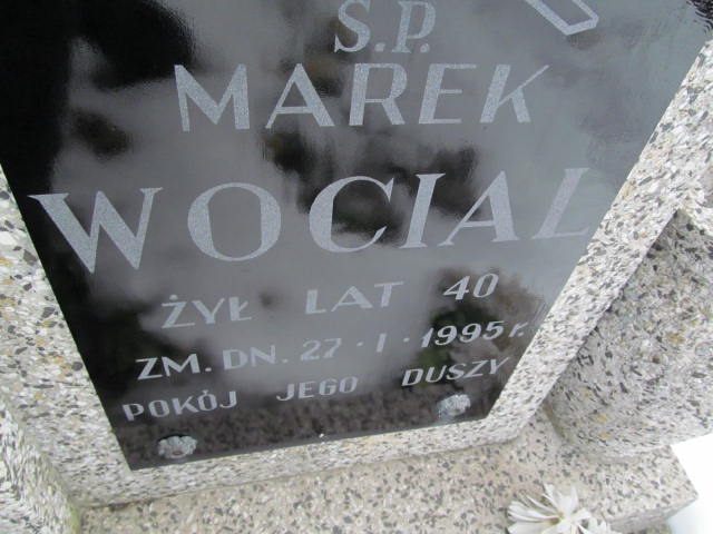 Stanisław Wocial 1912 Mińsk Mazowiecki - Grobonet - Wyszukiwarka osób pochowanych