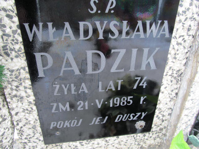 Władysława Padzik 1909 Mińsk Mazowiecki - Grobonet - Wyszukiwarka osób pochowanych