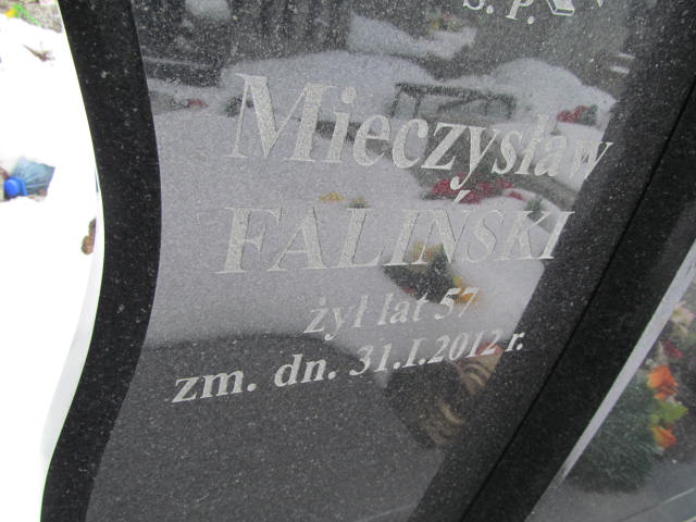 Tadeusz Faliński 1951 Mińsk Mazowiecki - Grobonet - Wyszukiwarka osób pochowanych