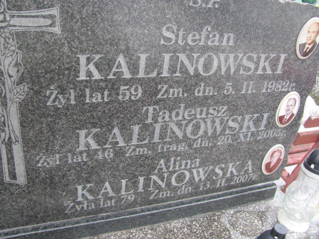 Tadeusz Kalinowski 1959 Mińsk Mazowiecki - Grobonet - Wyszukiwarka osób pochowanych