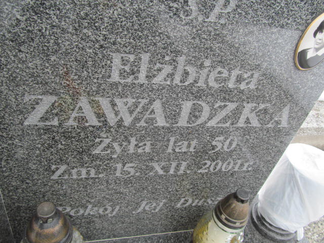 Elżbieta Zawadzka 1951 Mińsk Mazowiecki - Grobonet - Wyszukiwarka osób pochowanych