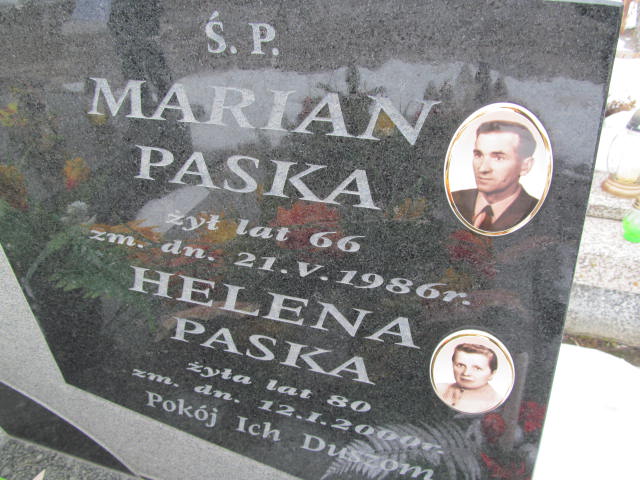 Marian Paska 1919 Mińsk Mazowiecki - Grobonet - Wyszukiwarka osób pochowanych